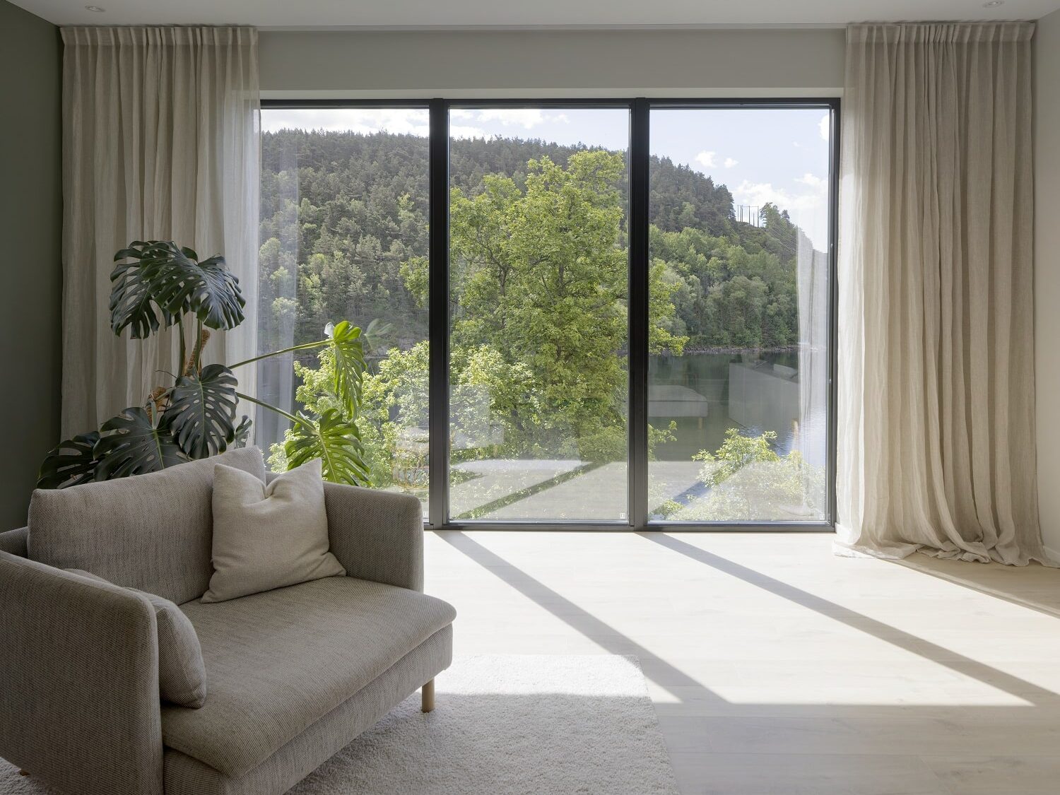 Nordan vinduer sett innefra bolig